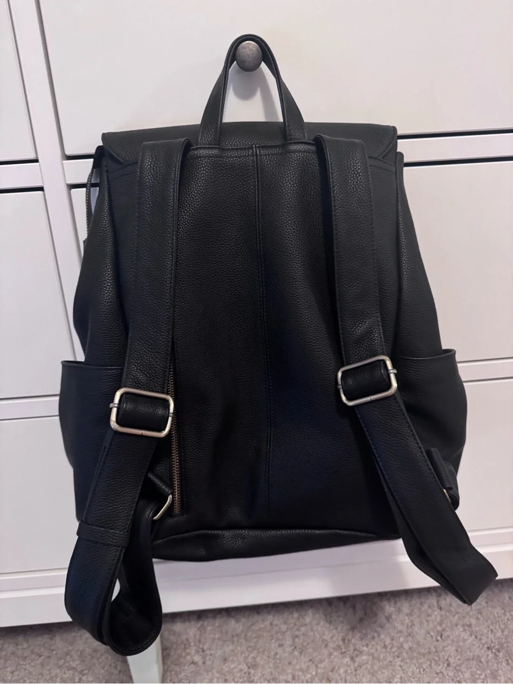 ANDAR The Sydney Leather Backpack - Black